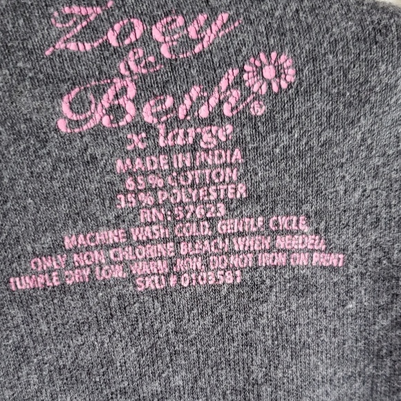 Zoey & beth XL gray sweat pants with tie waist - Picture 3 of 3